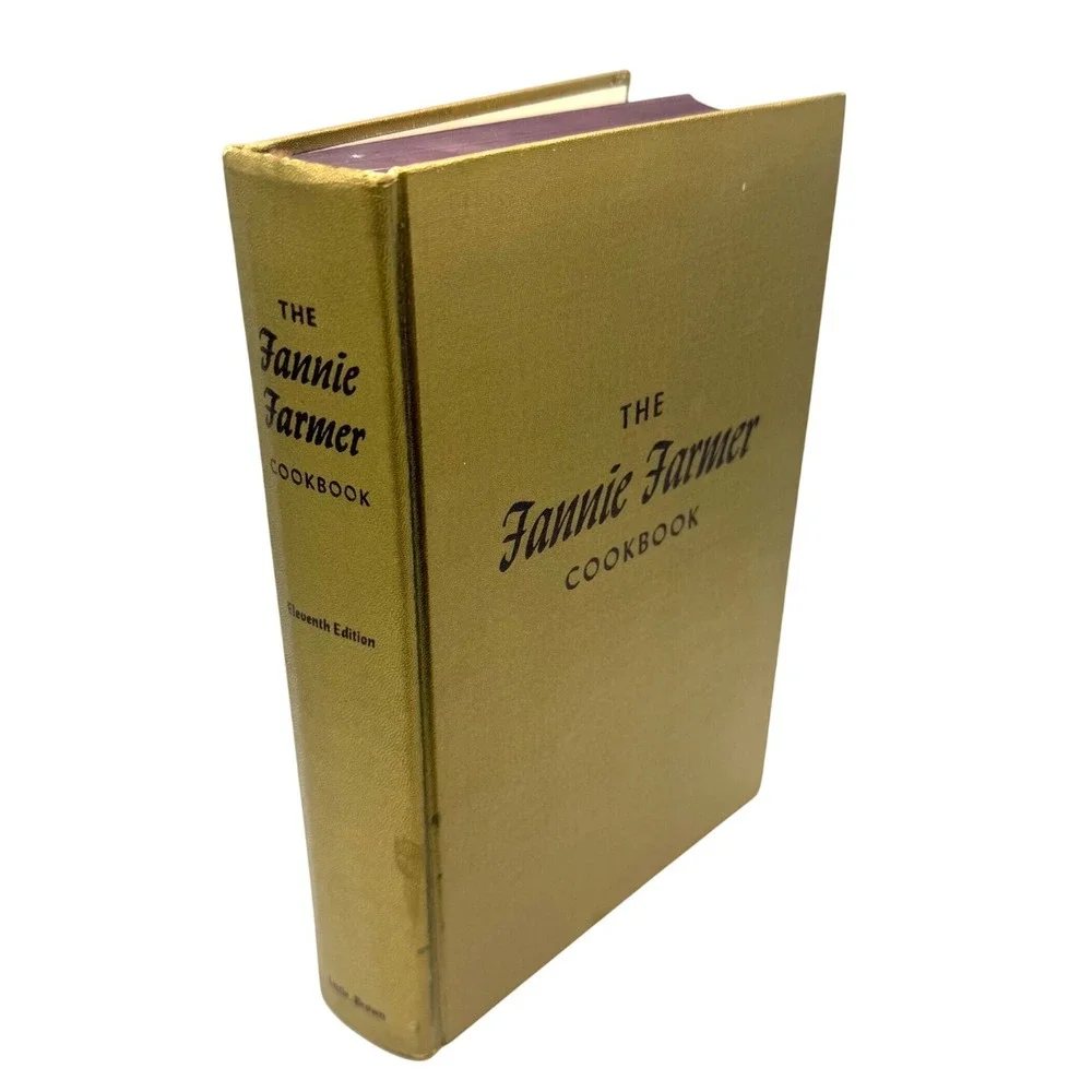 Fannie Farmer Cookbook Eleventh Edition Gold Hardcover Vintage 1965 Good